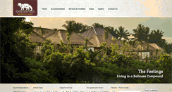 Desktop Screenshot of luwakubudvillas.com